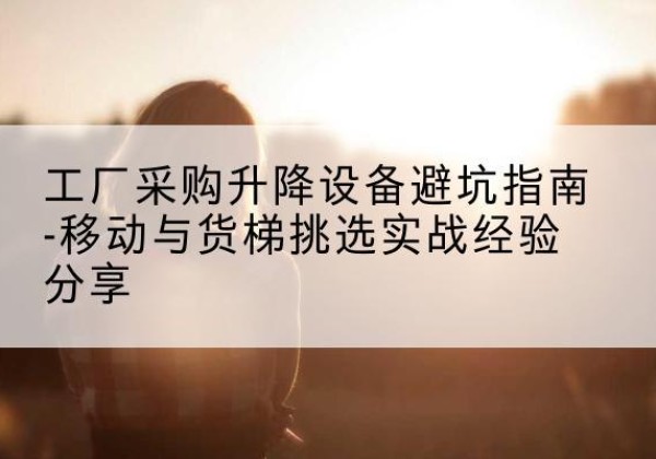 五指山移动式升降机怎么选-工厂采购升降设备避坑指南-移动与货梯挑选实战经验分享
